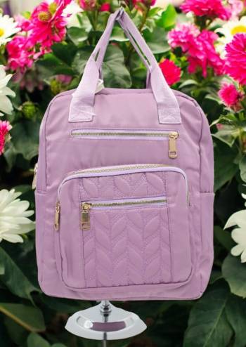 Rucsac de dama din material textil rezistent X2282, cu manere si barete ajustabile, 34x26x10cm