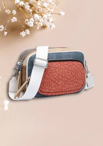 Geanta crossbody de dimensiune mica, piele ecologica, bretea extensibila si detasabila, R1358