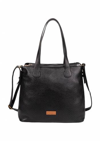 Geanta dama tip shopper, piele ecologica, model cu perforatii, R2500700999