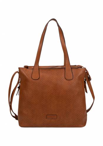 Geanta dama tip shopper, piele ecologica, model cu perforatii, R2500700999