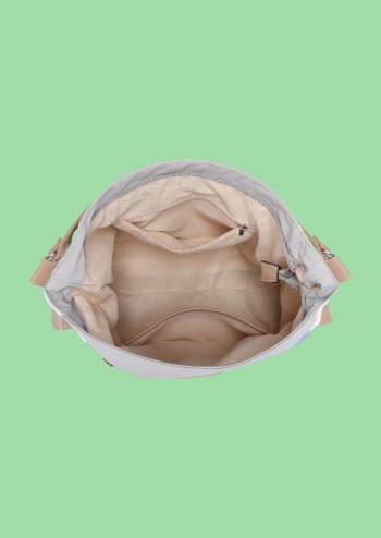 Geanta dama sport, din material textil, cu bretea fixa si buzunare laterale, R16019