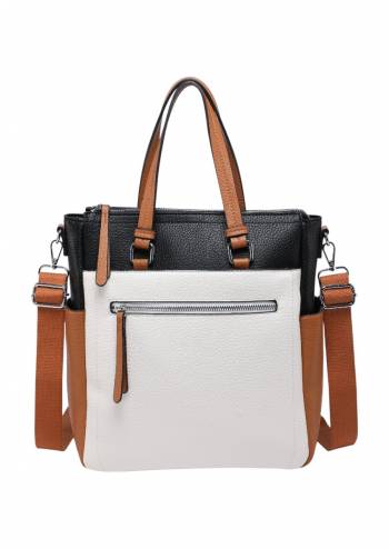 Geanta de mana tip rucsac, piele ecologica, bareta reglabila si detasabila, R28736