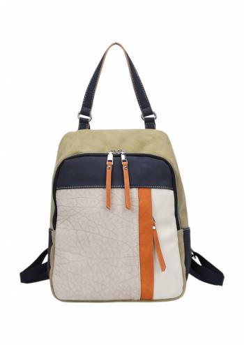 Rucsac dama din piele ecologica, multicolor, R1359
