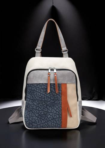 Rucsac dama din piele ecologica, multicolor, R1359
