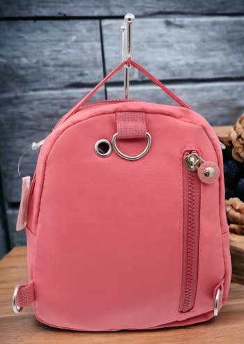Mini rucsac multifunctional N60, material impermeabil, curea reglabila si detasabila, 20cm x 19cm x 11cm